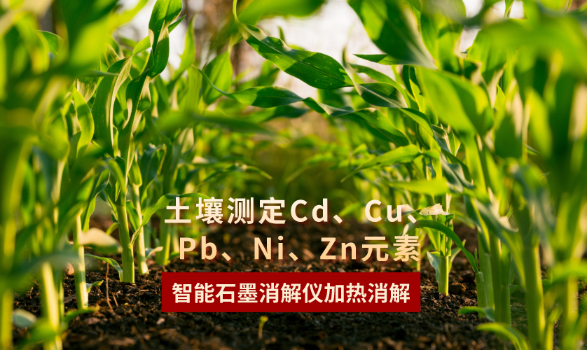 智能石墨消解儀加熱消解土壤測定Cd、Cu、Pb、Ni、Zn元素